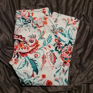 New York & Company Floral Capri Pants!